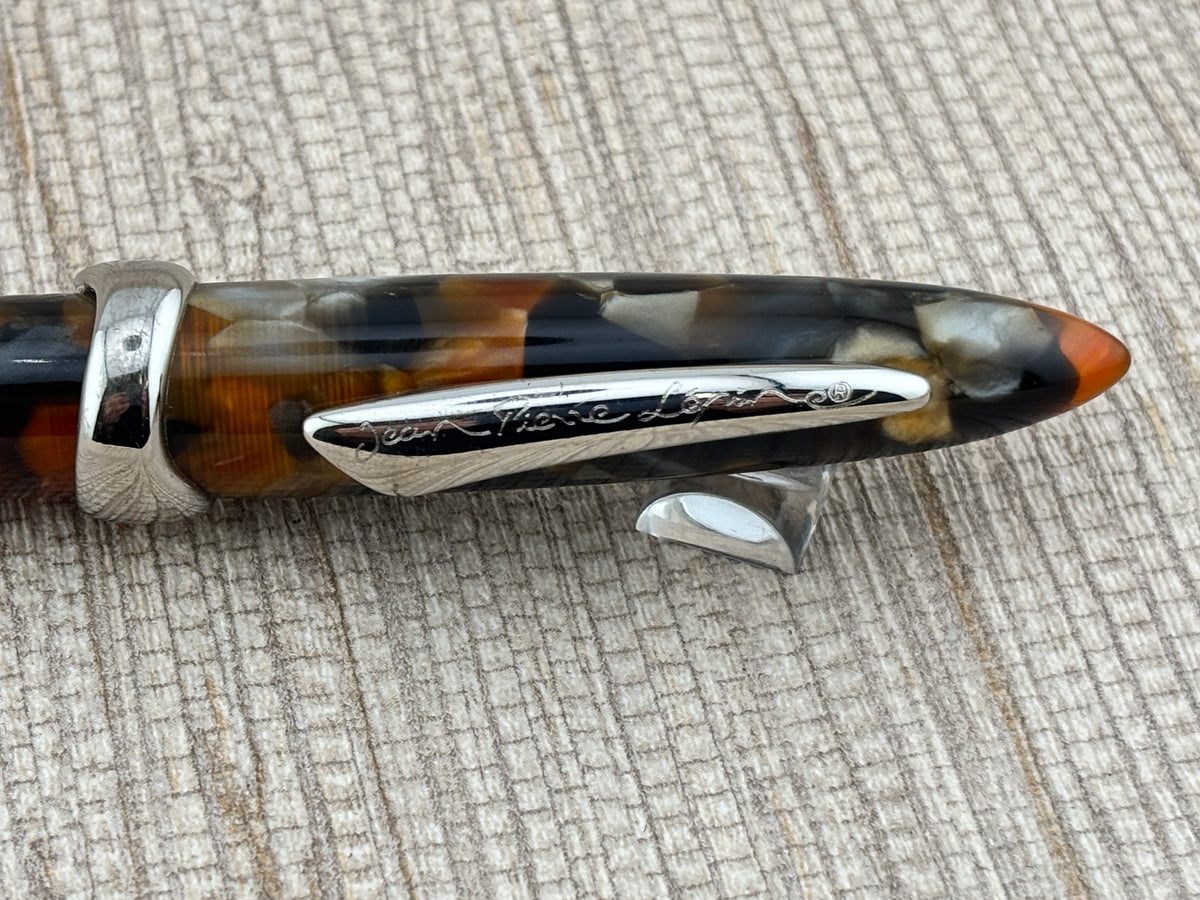 Jean Pierre Lepine Casanova Orange and Brown Mosaic - Fountain Pen