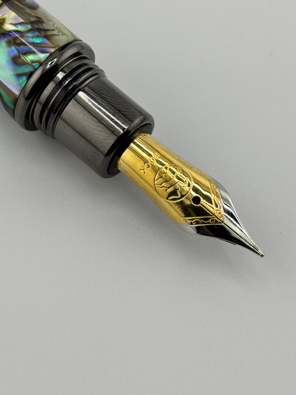 Mabie Todd Mother of pearl Fountain Pen