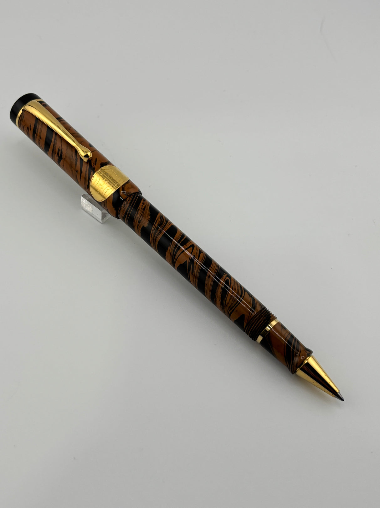Bexley Deluxe Brown Ebonite 5th anniversary 1993 - 1998 Roller Ball (Copy)