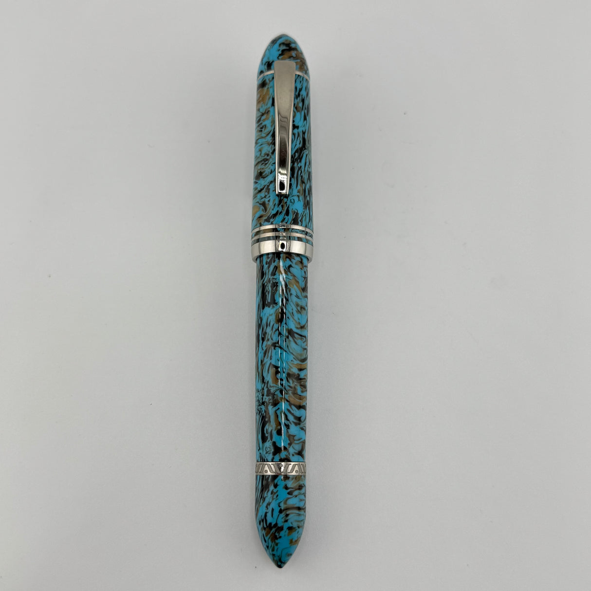 Gioia Capodimonte Blue beautiful pen piston filler- Fountain Pen