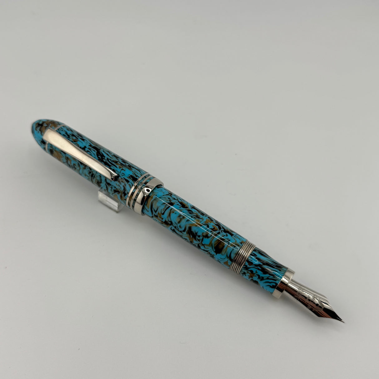 Gioia Capodimonte Blue beautiful pen piston filler- Fountain Pen