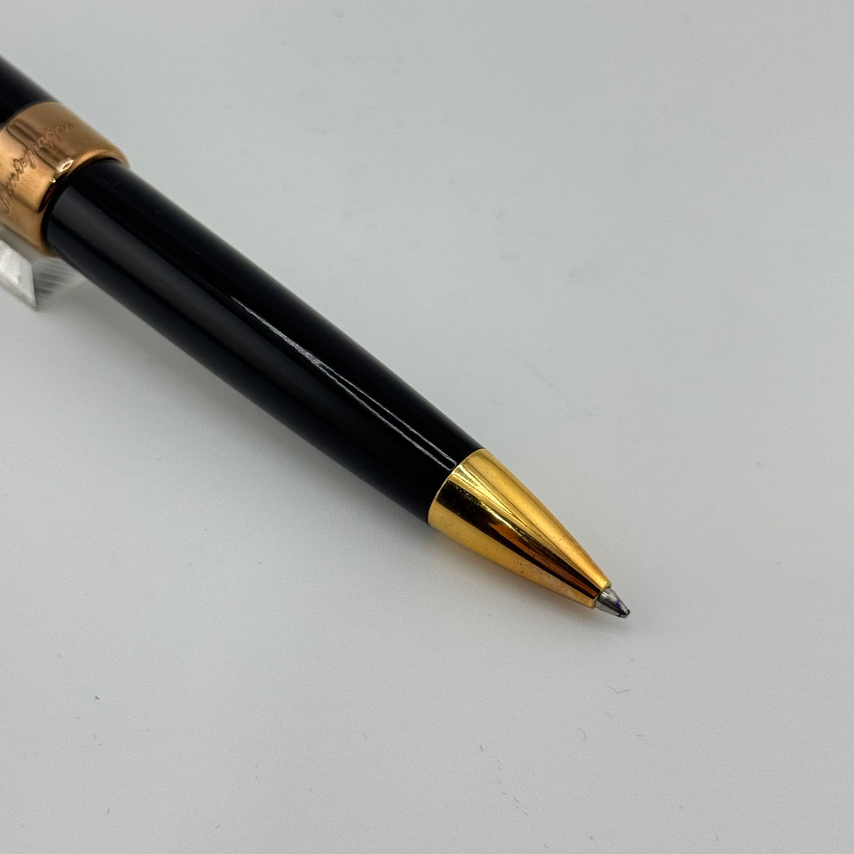 Montegrappa 1912 Fortuna Black rose gold trim - Ball Pen