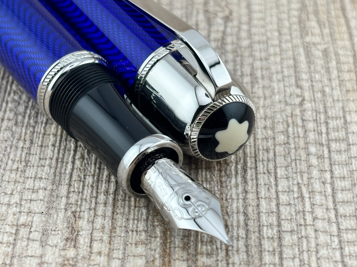 Montblanc Writers Limited Edition Jules Vernes Fountain Pen - Fine 18kt Gold Nib