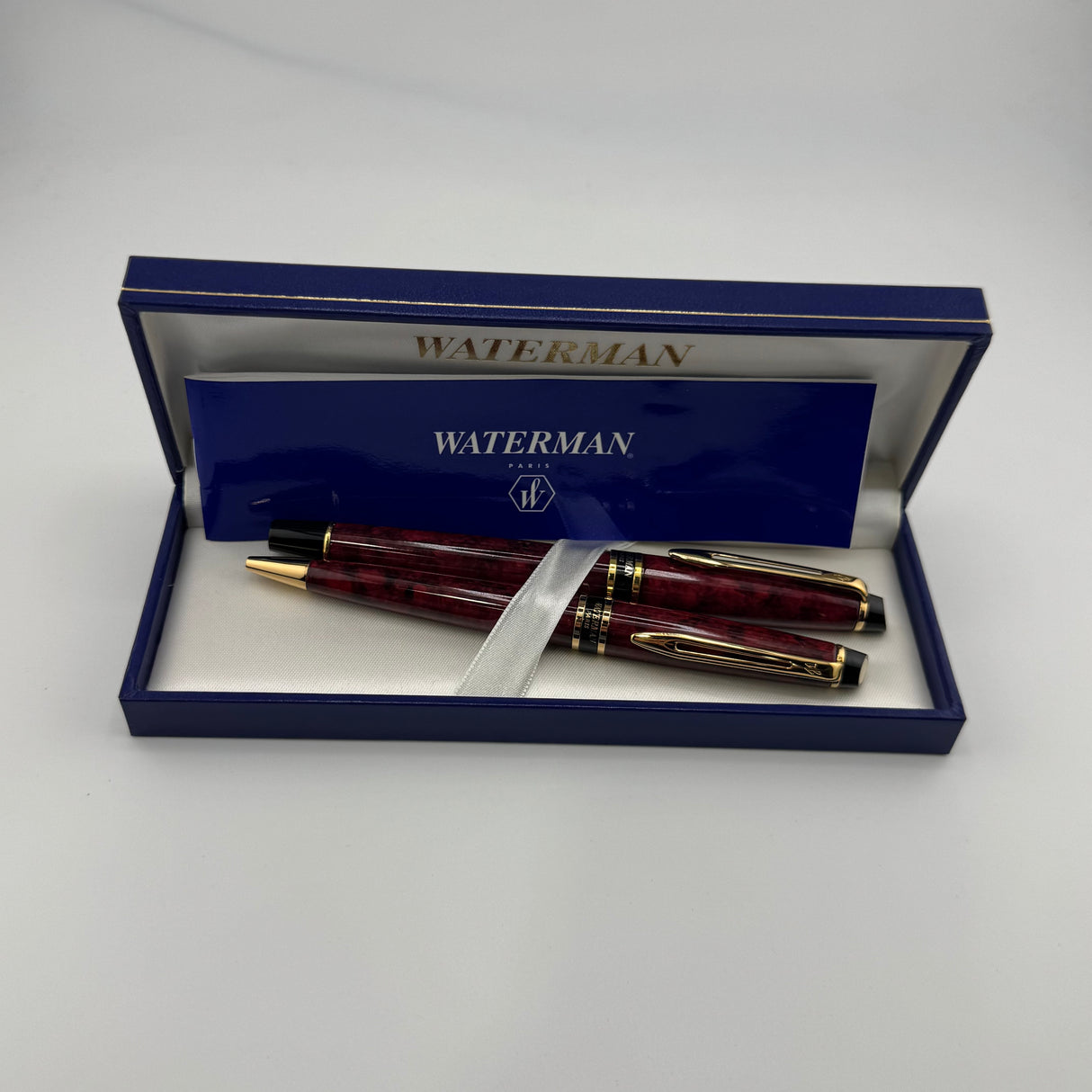 Waterman Expert ll Burgundy set - Ballpoint and Rollerball