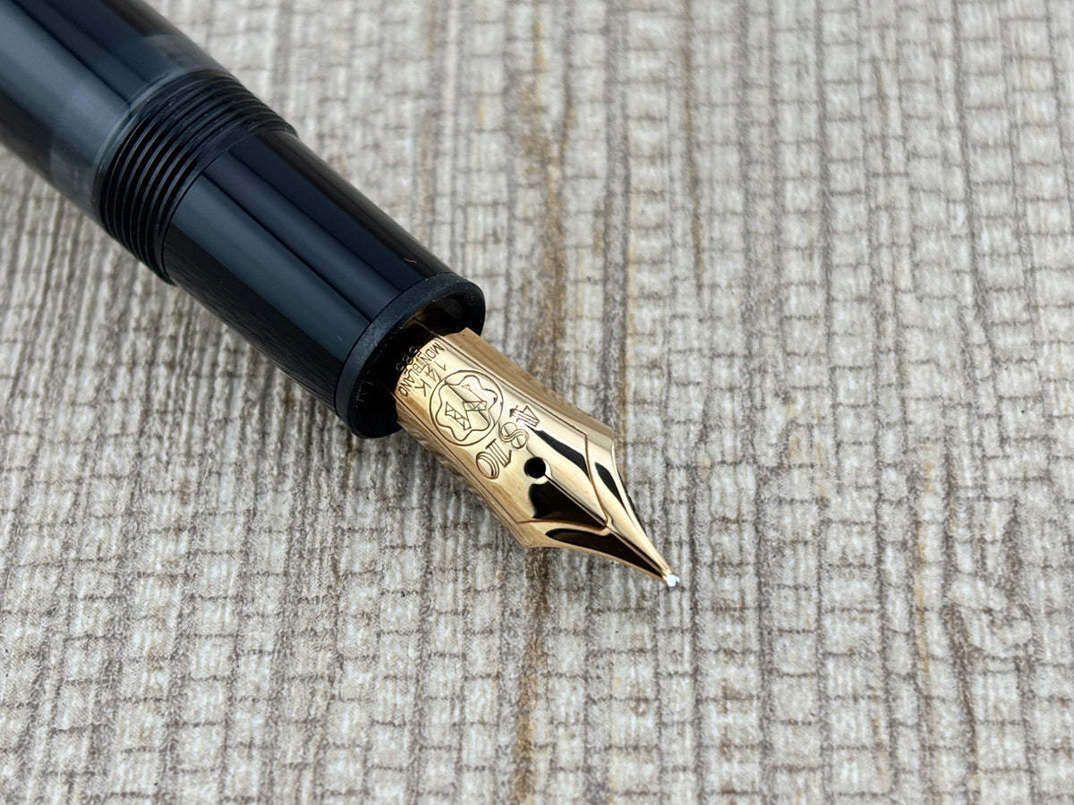 Montblanc Meisterstuck 146 Black 1980's Fountain Pen - Medium 14kt Gold Nib