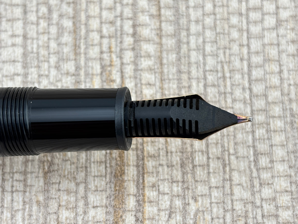 Montblanc Meisterstuck 146 Black 1980's Fountain Pen - Medium 14kt Gold Nib