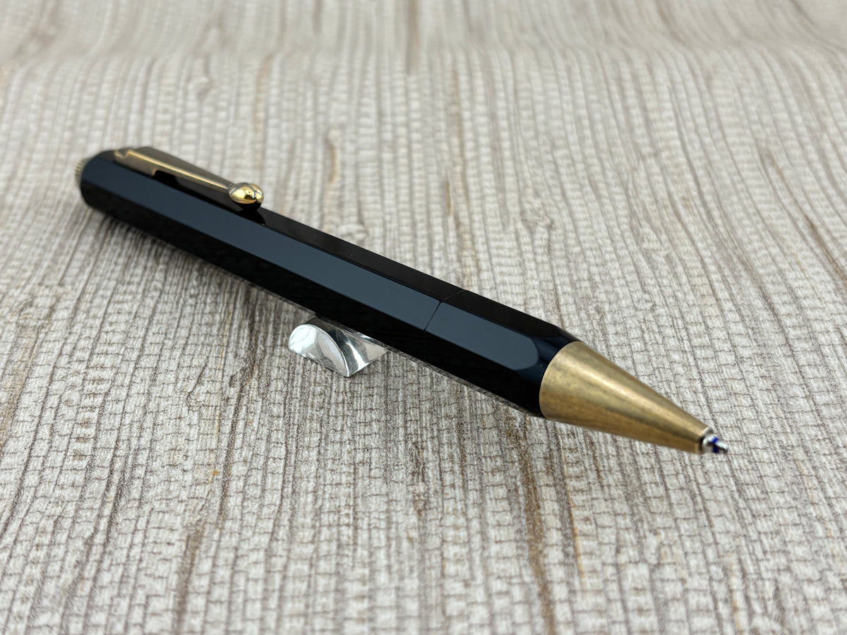 Montblanc Heritage Egyptomania Special Edition Sleek Black Octagonal Ballpoint Pen