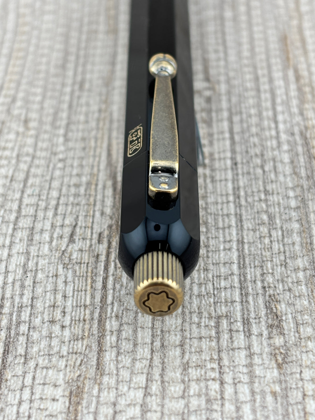 Montblanc Heritage Egyptomania Special Edition Sleek Black Octagonal Ballpoint Pen