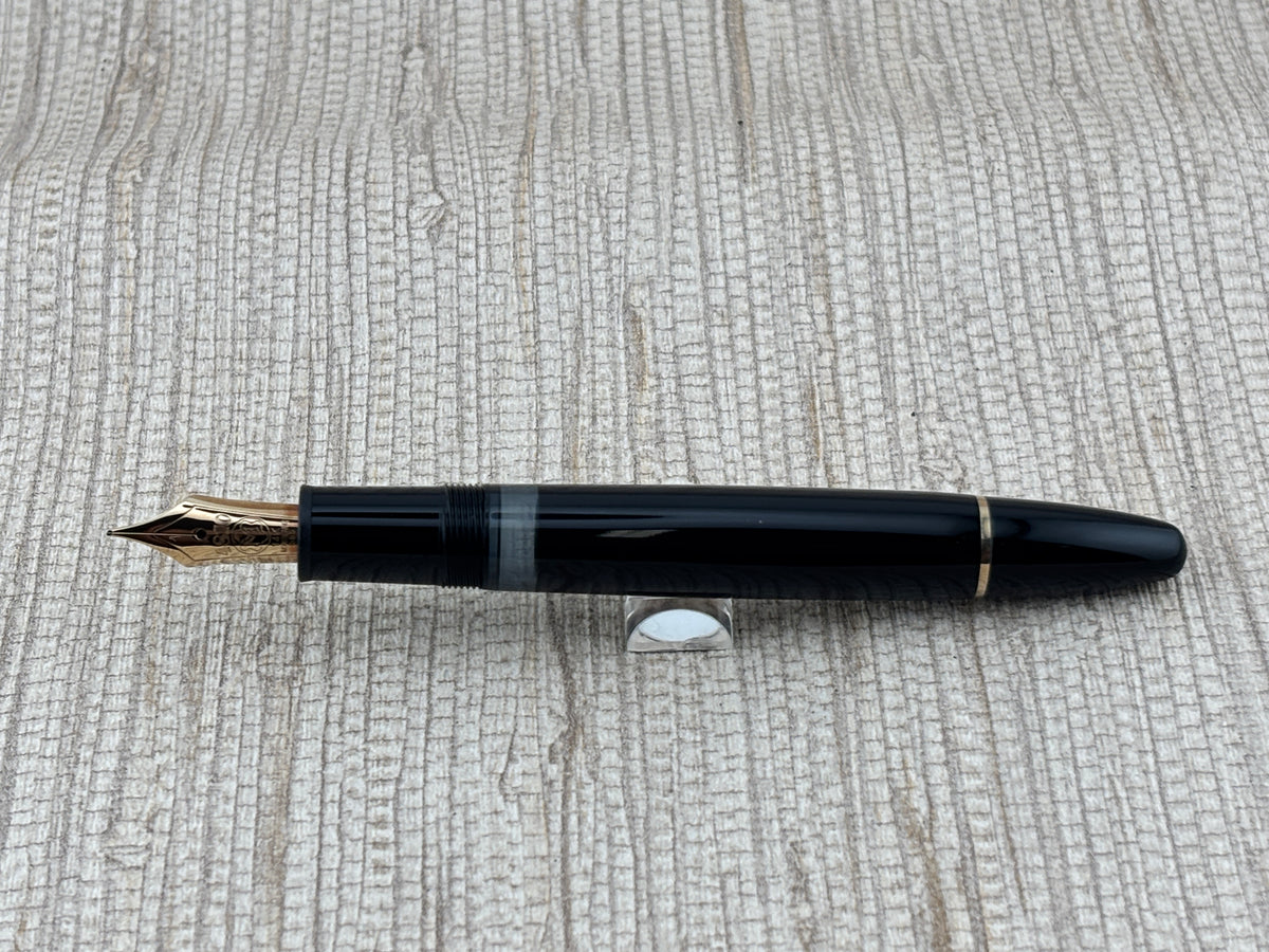 Montblanc Meisterstuck 146 Black 1980's Fountain Pen - Medium 14kt Gold Nib