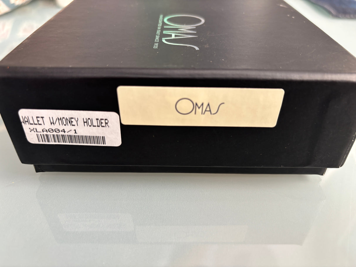 OMAS Wallet with money holder  - Superb Quality Made in Italy circa 1990