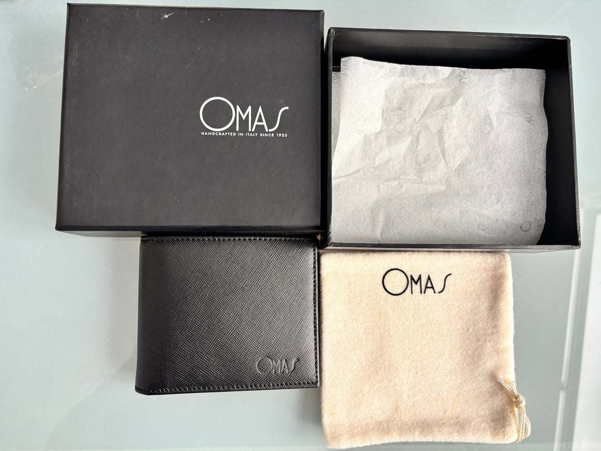 OMAS Wallet with money holder  - Superb Quality Made in Italy circa 1990