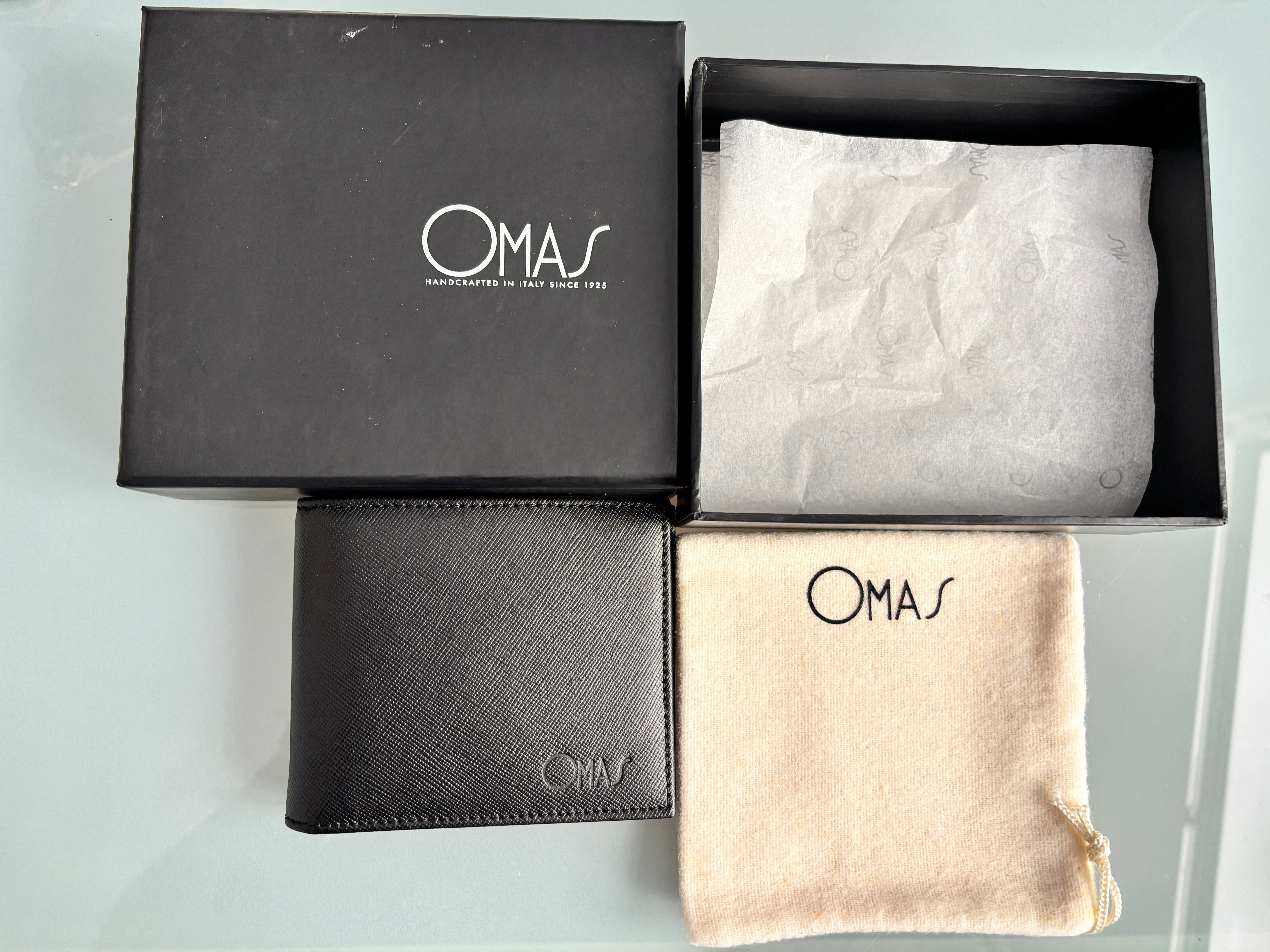 OMAS Wallet with money holder  - Superb Quality Made in Italy circa 1990