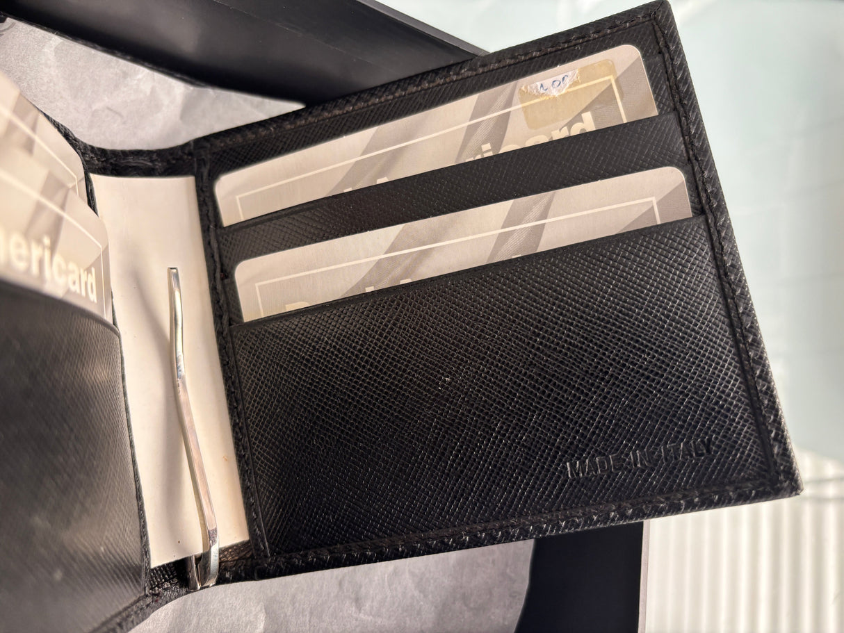 OMAS Wallet with money holder  - Superb Quality Made in Italy circa 1990