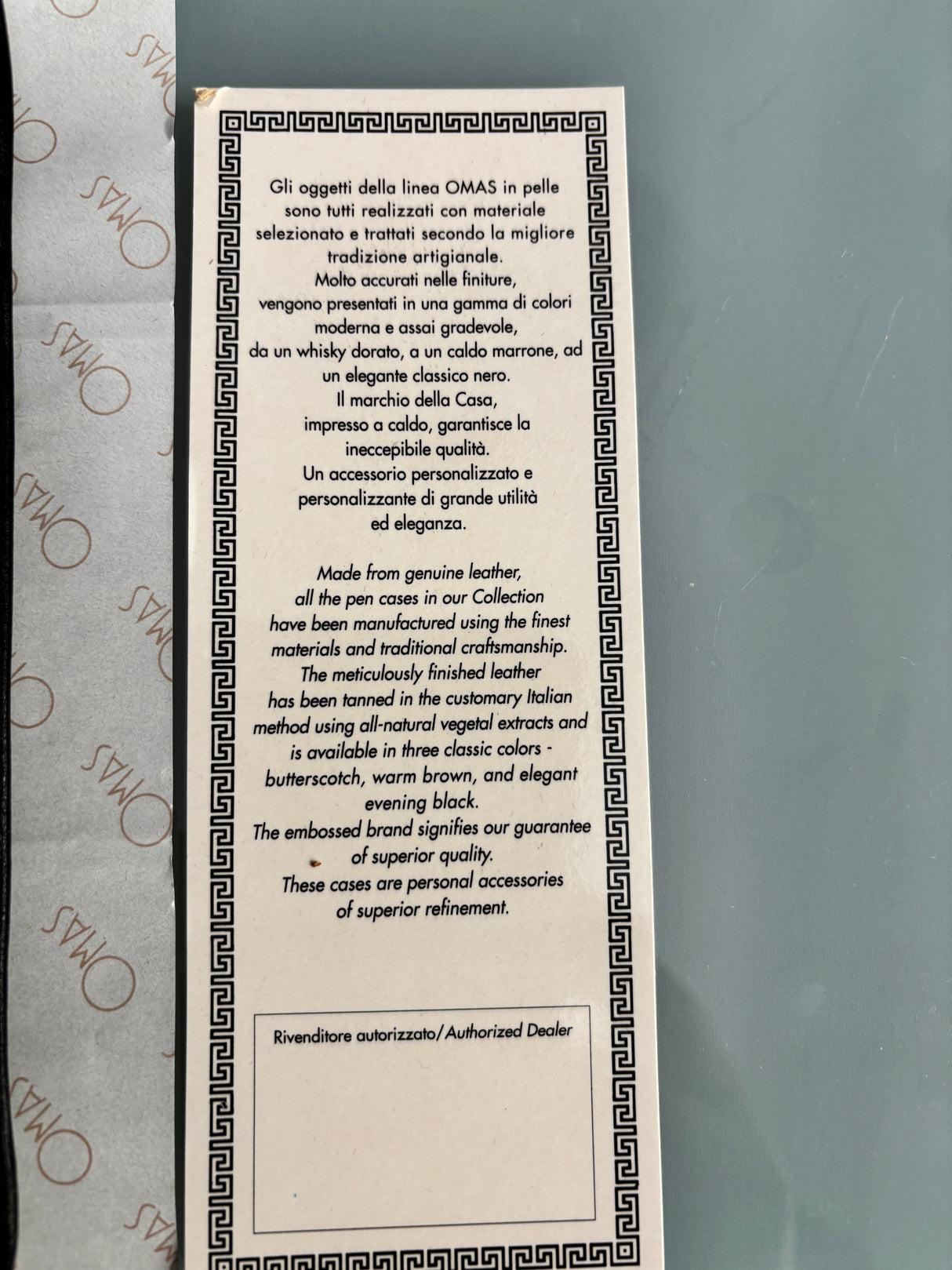 OMAS pen pouch for 2 pens - Superb quality circa 1990