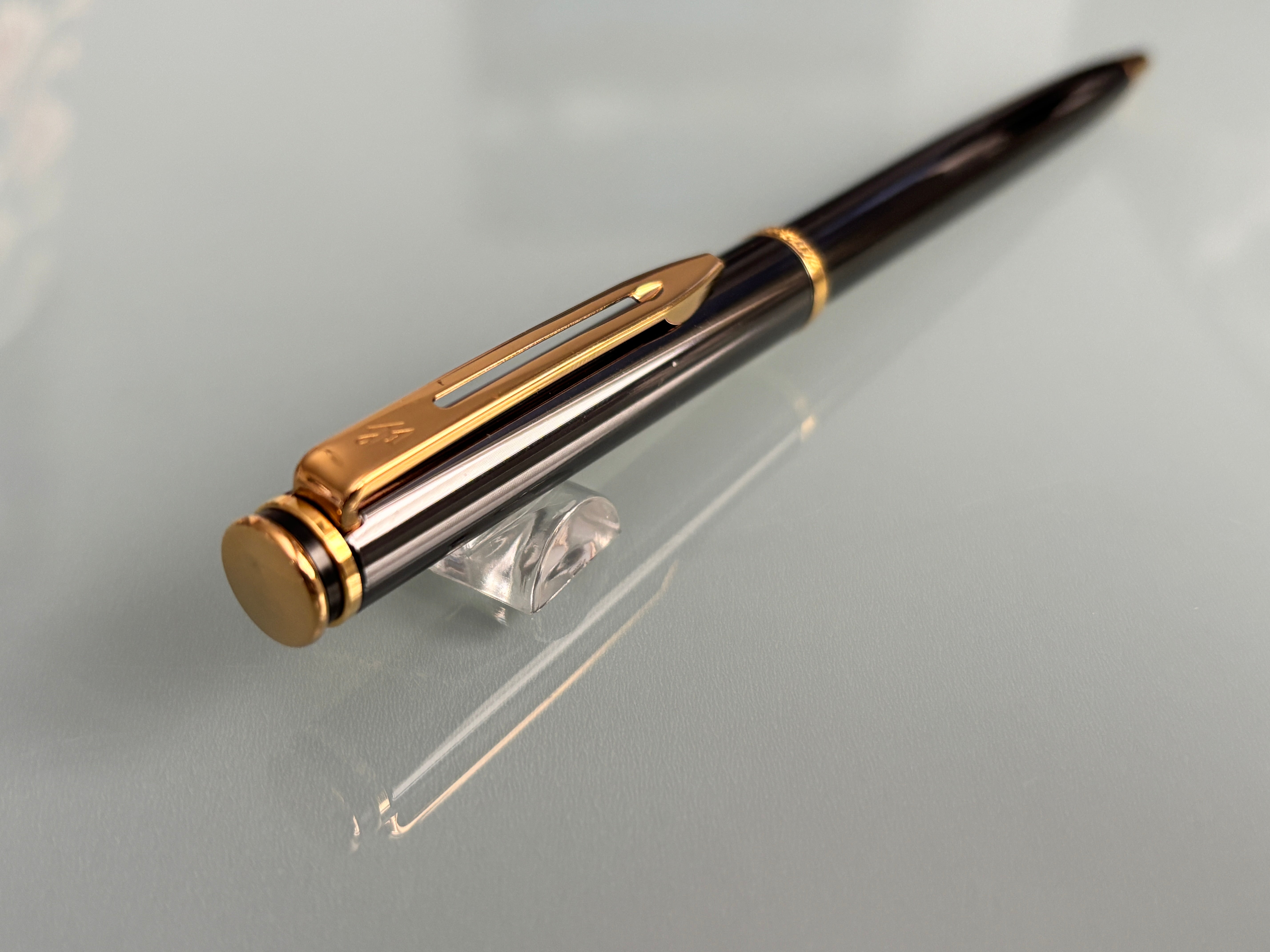 Waterman Maestro Gun Metal - Ball Pen circa 1990