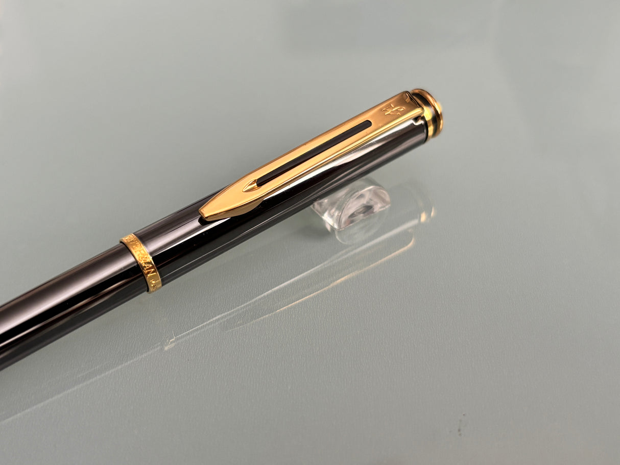 Waterman Maestro Gun Metal - Ball Pen circa 1990