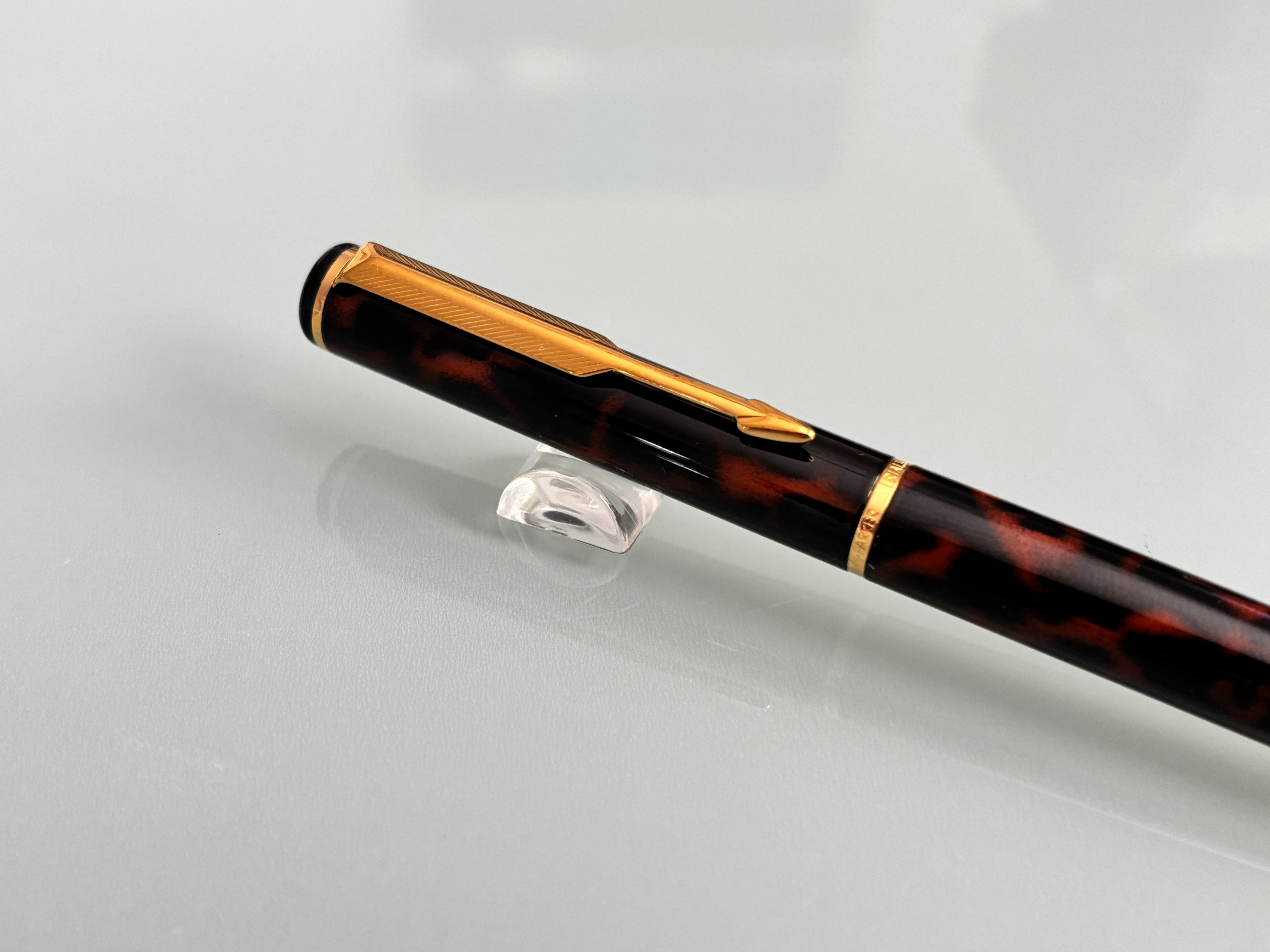 Parker Rialto Tortoise  - Made in UK - Roller Ball