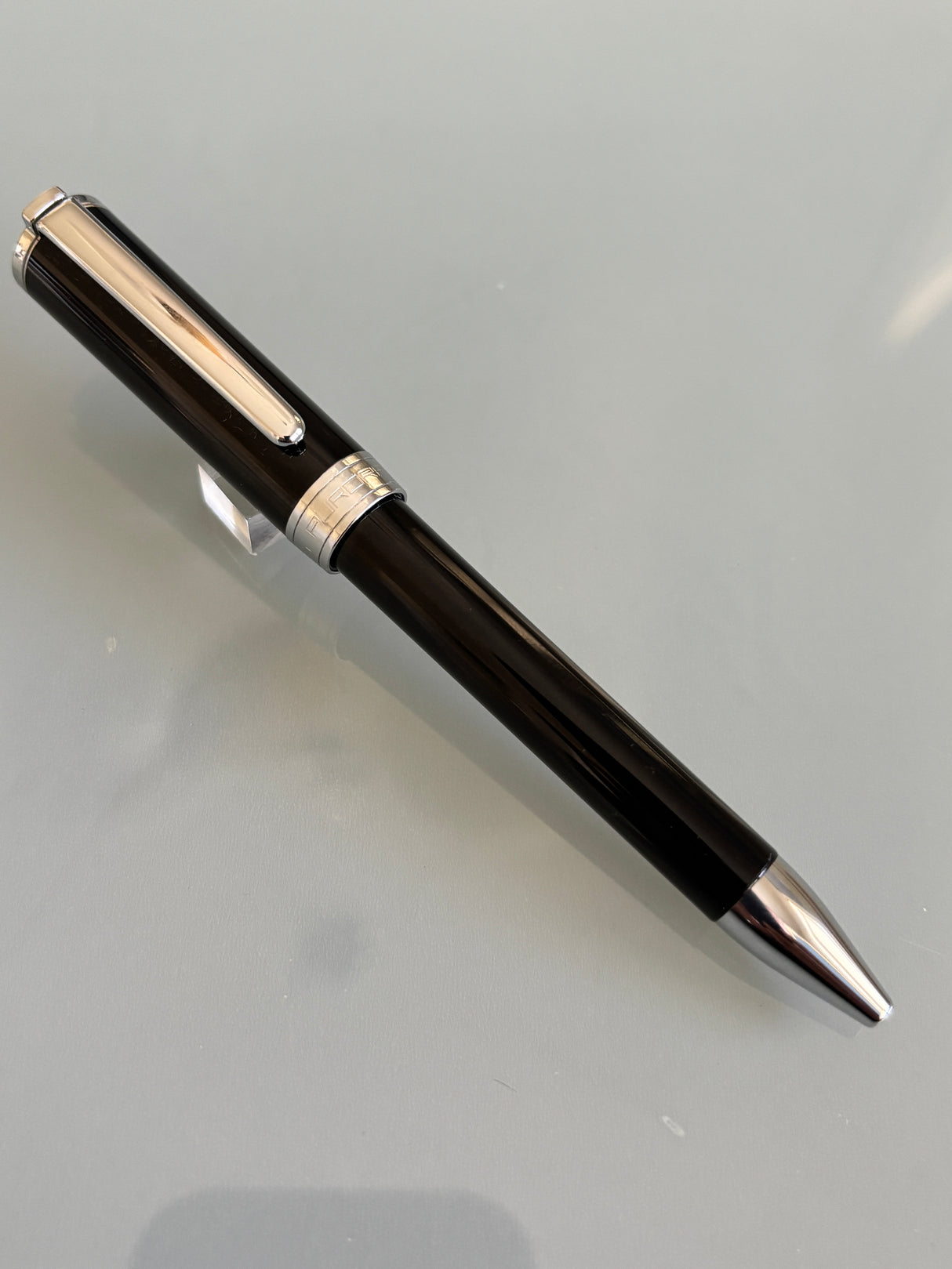 Aurora Ball Pen Kappa Black Chrome trim