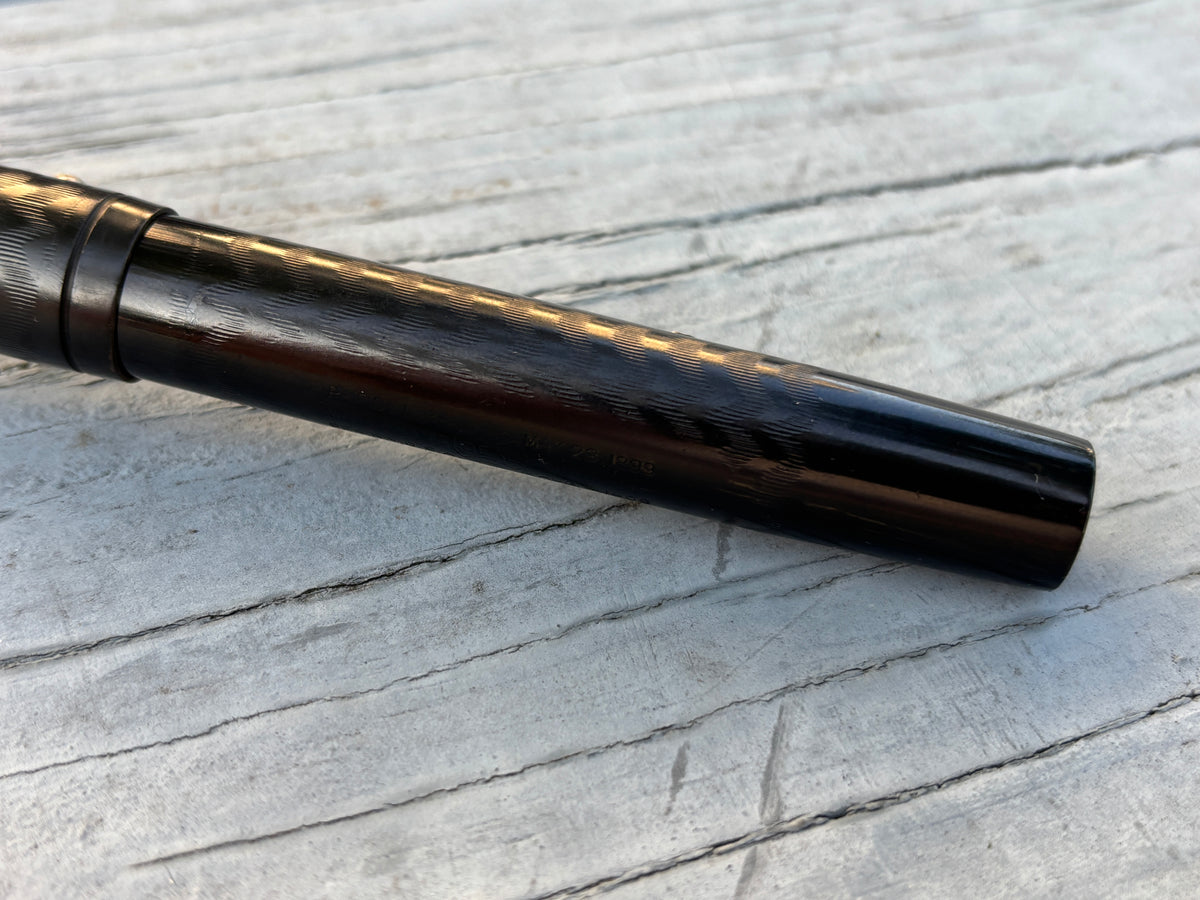 Waterman 58 Black Hard Rubber Chased - Fountain Pen