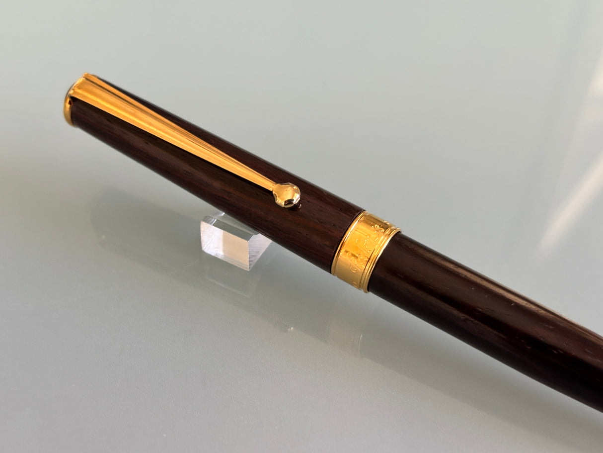 Reden's Paris Ebony Wood Made in France  - Fountain Pen circa 1988