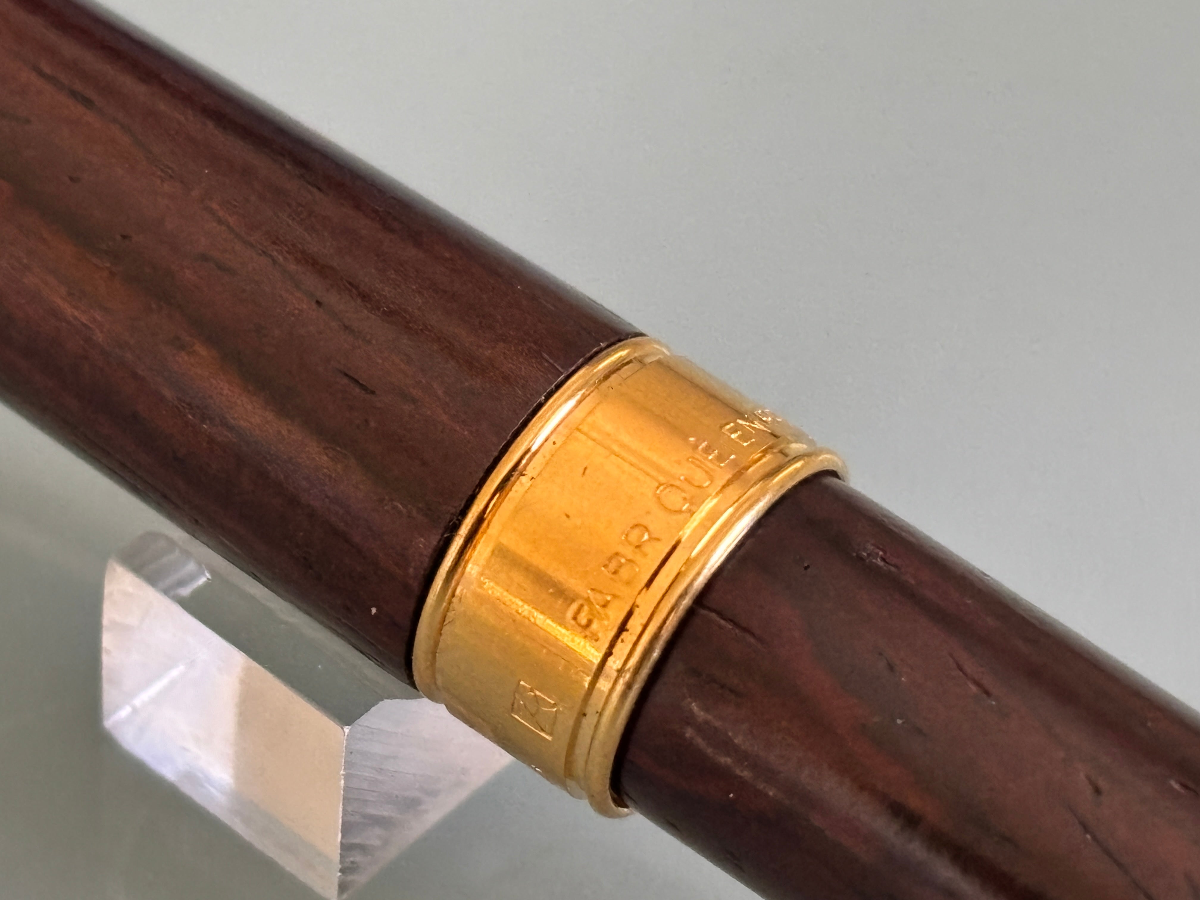 Reden's Paris Ebony Wood Made in France  - Fountain Pen circa 1988