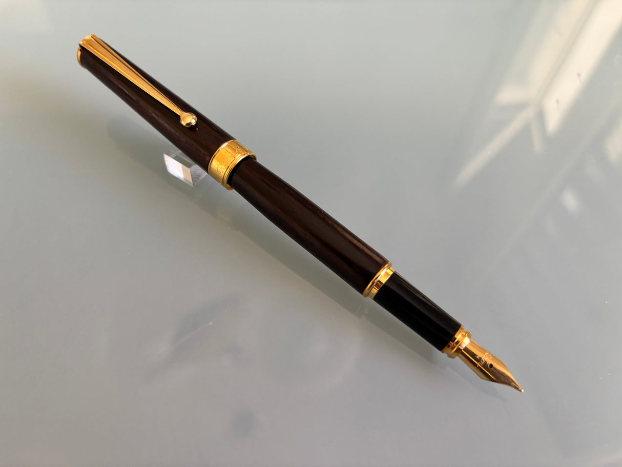 Reden's Paris Ebony Wood Made in France  - Fountain Pen circa 1988