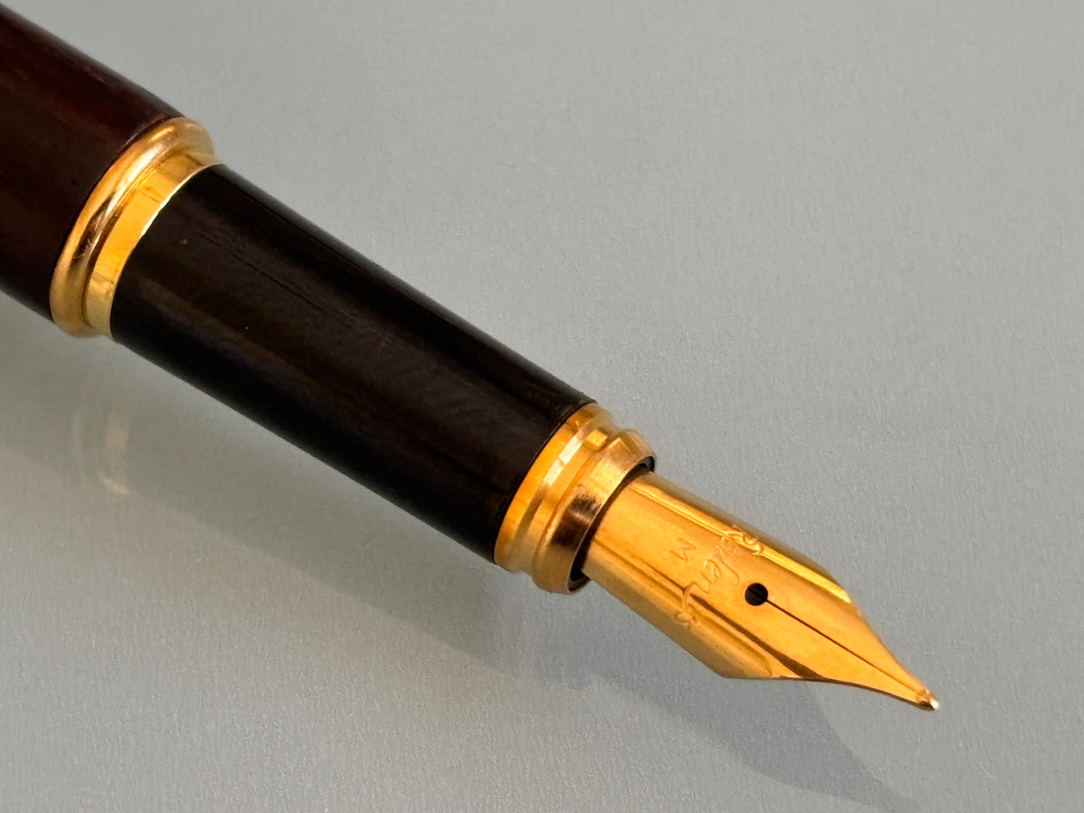 Reden's Paris Ebony Wood Made in France  - Fountain Pen circa 1988