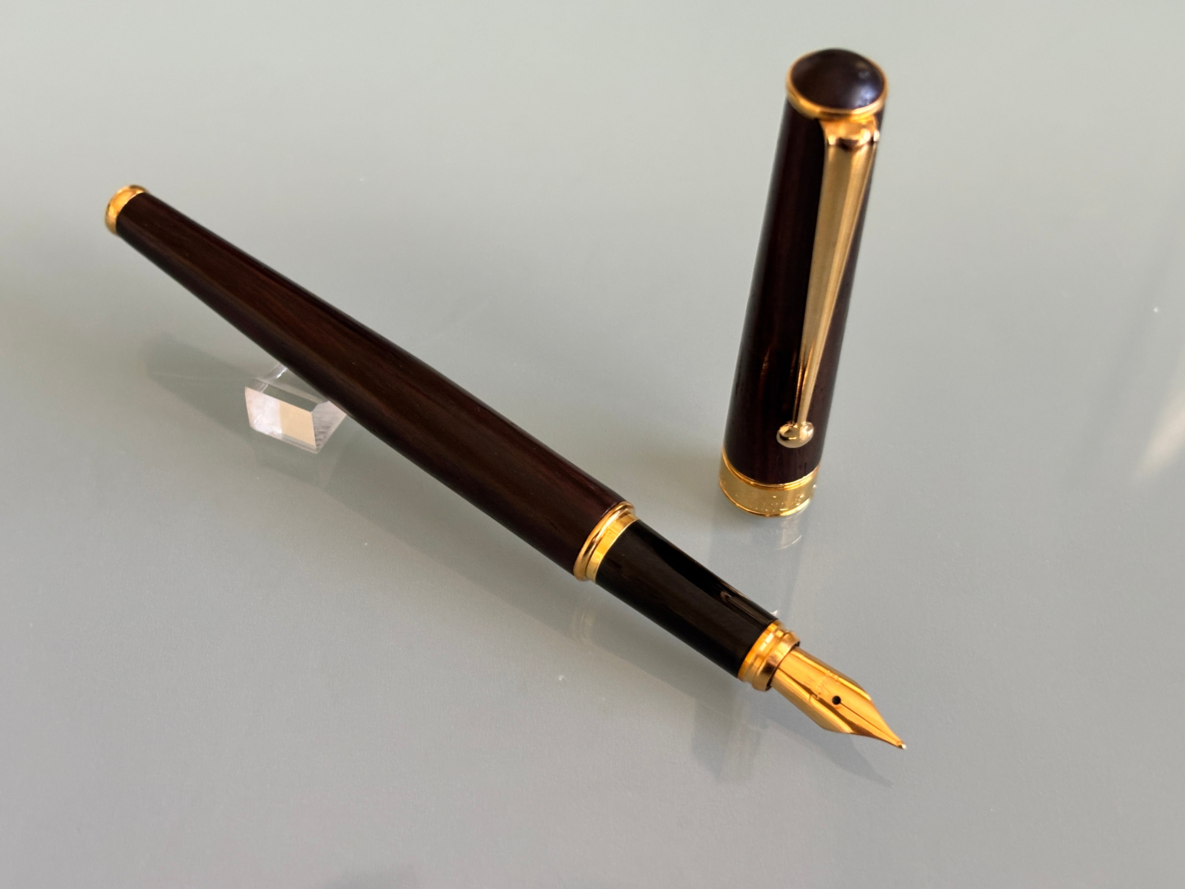 Reden's Paris Ebony Wood Made in France  - Fountain Pen circa 1988