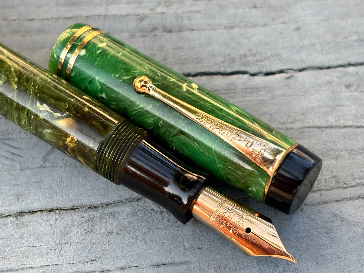 Parker Duofold Senior Streamline Green Jade - Fountain Pen
