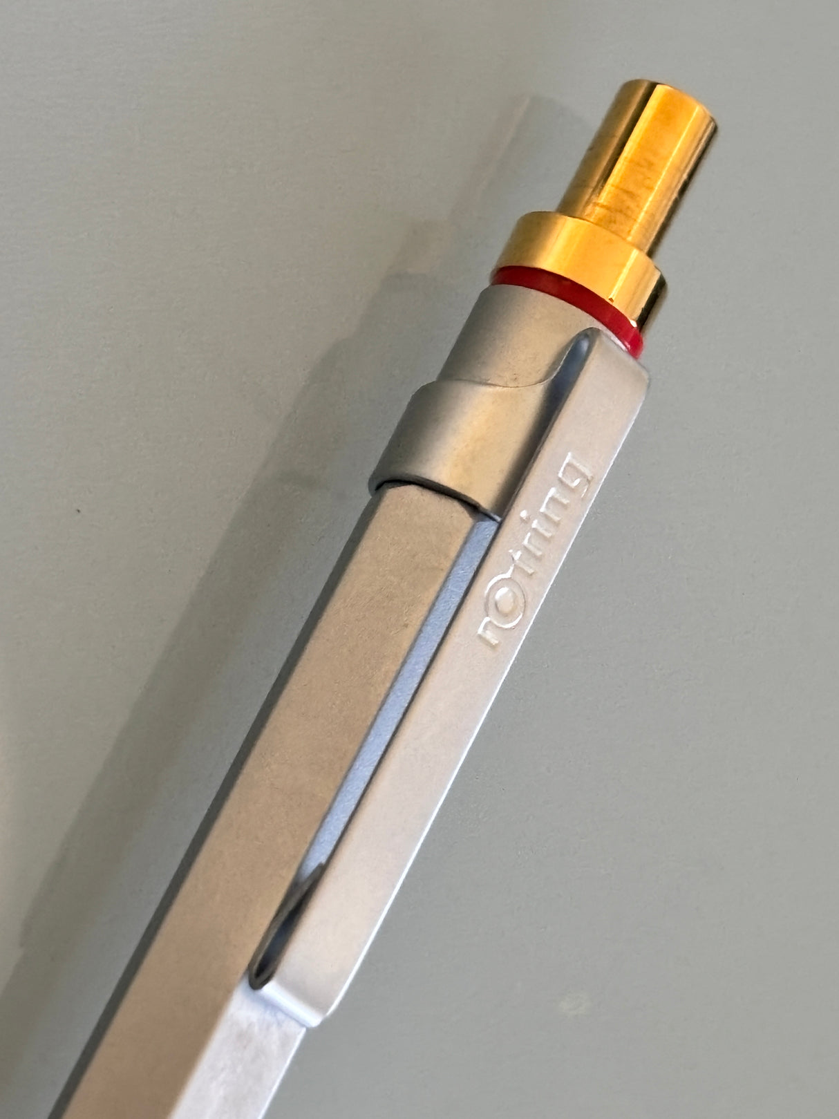 Rotring R 026399  Ball Pen Faceted Satin Chrome new in the box !