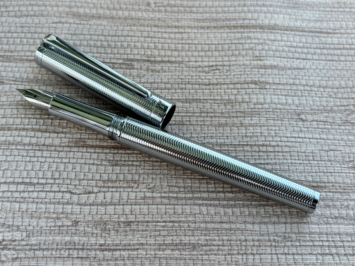 Jimmy's Pick - Sheaffer Intensity Engraved Chrome - Fountain Pen