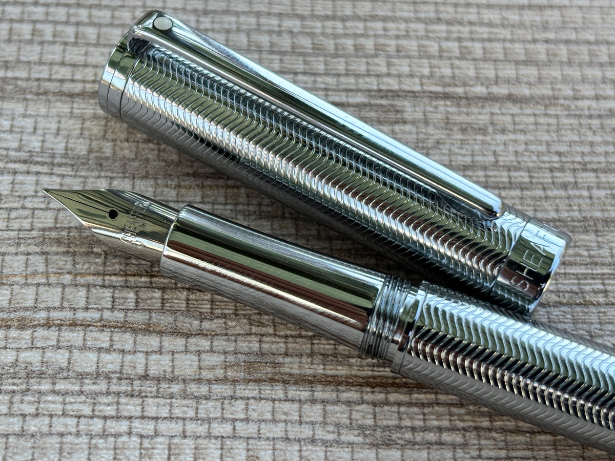 Jimmy's Pick - Sheaffer Intensity Engraved Chrome - Fountain Pen