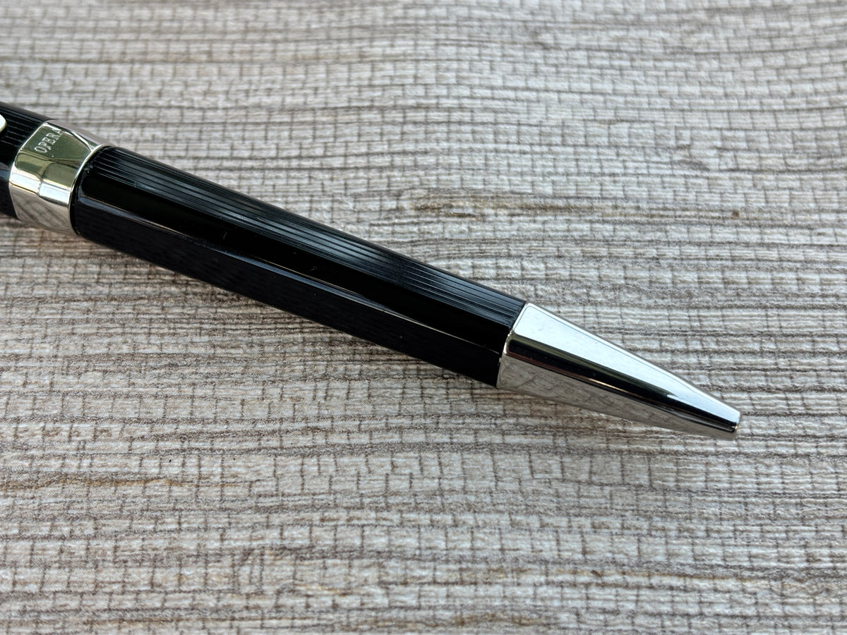 Jimmy's Pick - Visconti Opera Black Rhodium Trim Faceted Pen - Ballpoint Pen