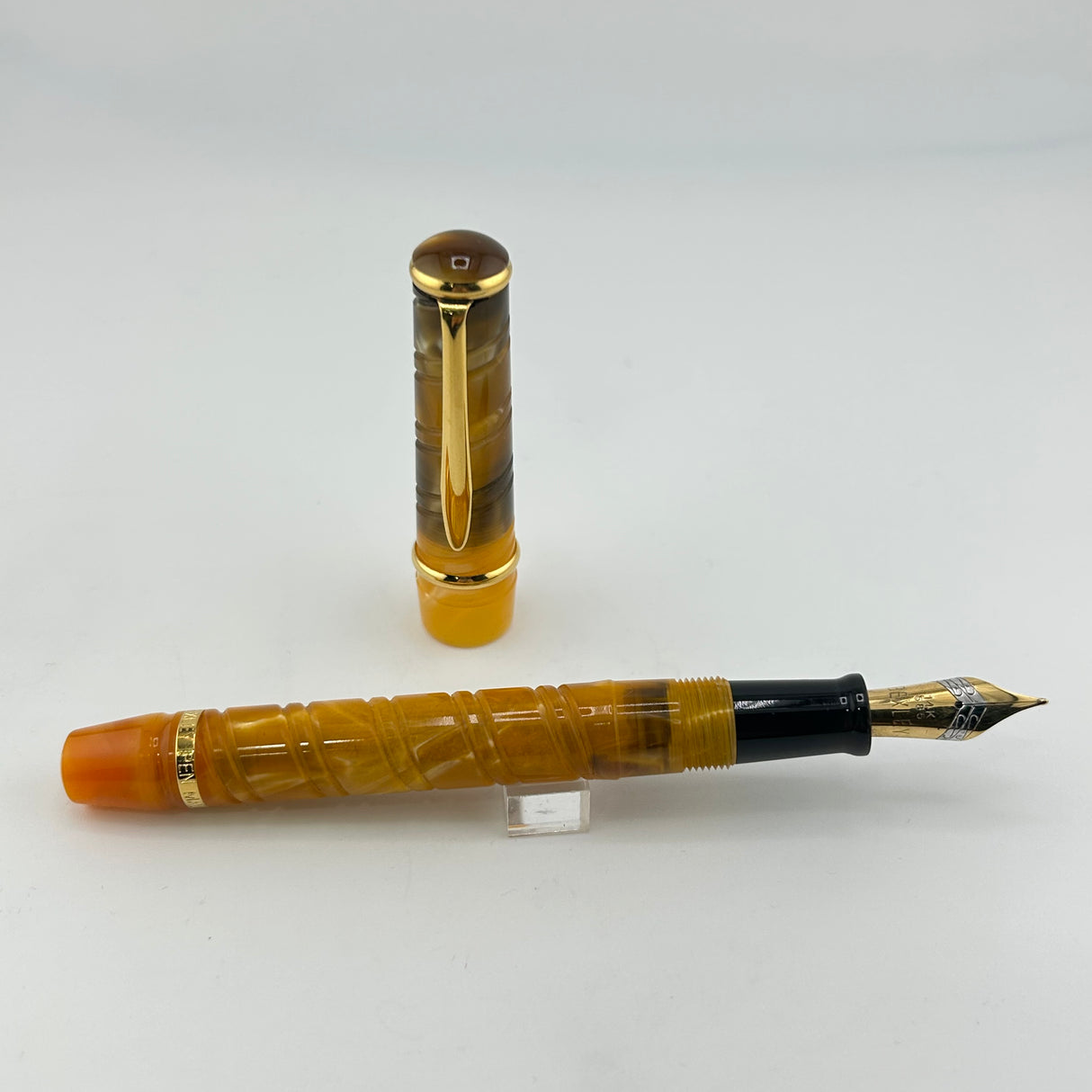 Bexley Twist Cable Orange 14K gold nib - Fountain Pen