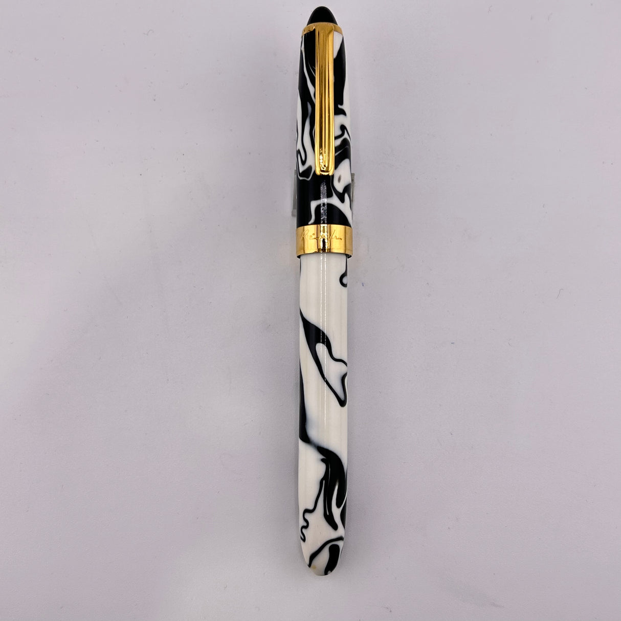 Recife Paris Black and white Marble circa 1990 - Fountain Pen