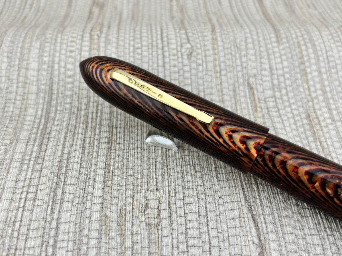 Oldwin Celebration Arco Fish Bone 07/44 Limited Edition Fountain Pen Medium Large #8 14kt Gold Nib