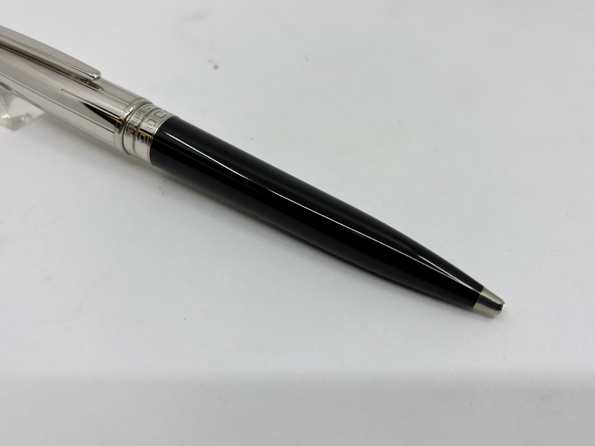 ST Dupont Paris Perspective 2000 Black and Chrome - Ball Pen