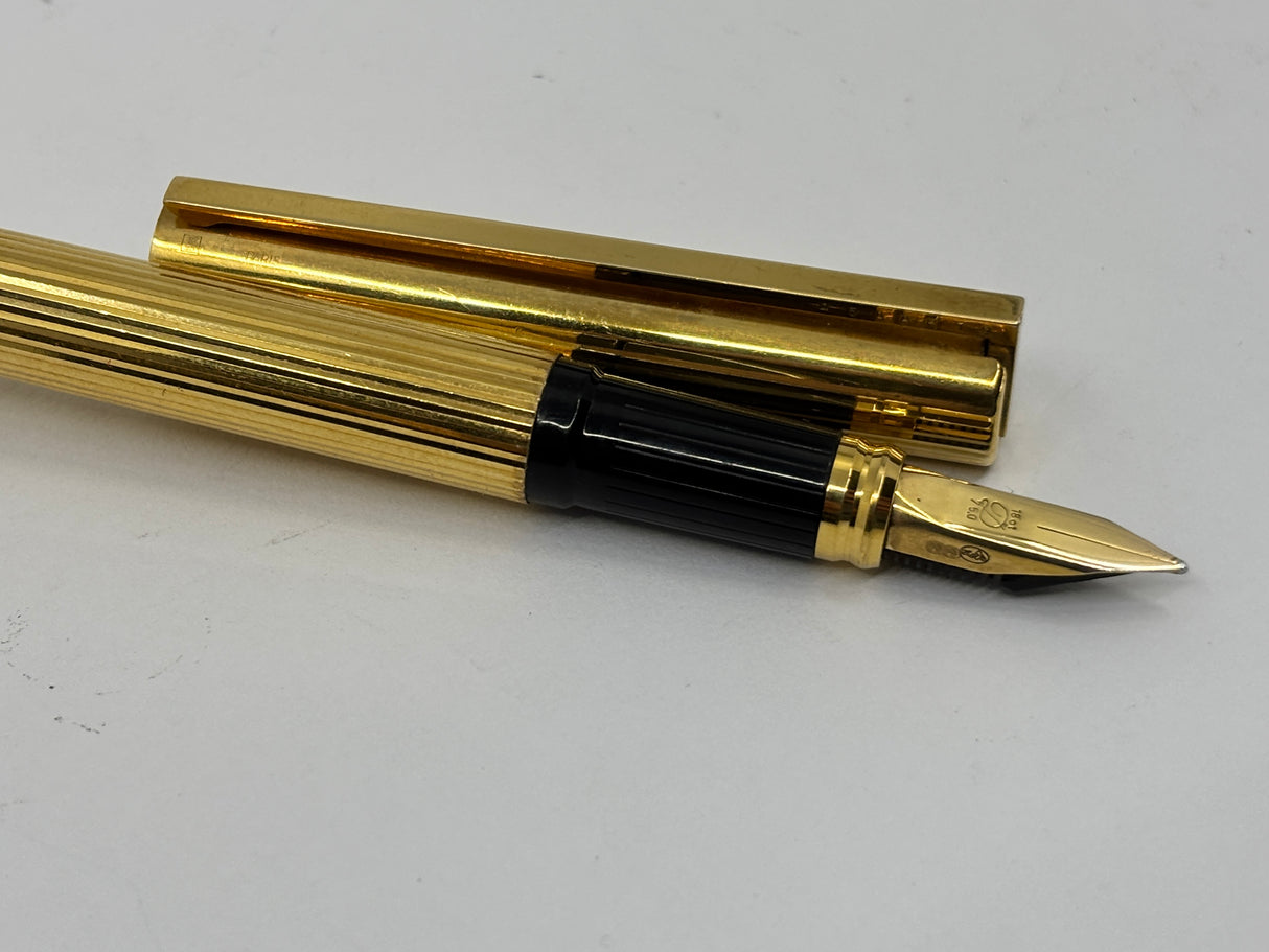 ST Dupont Paris Classic Full Gold Plated - Fountain Pen