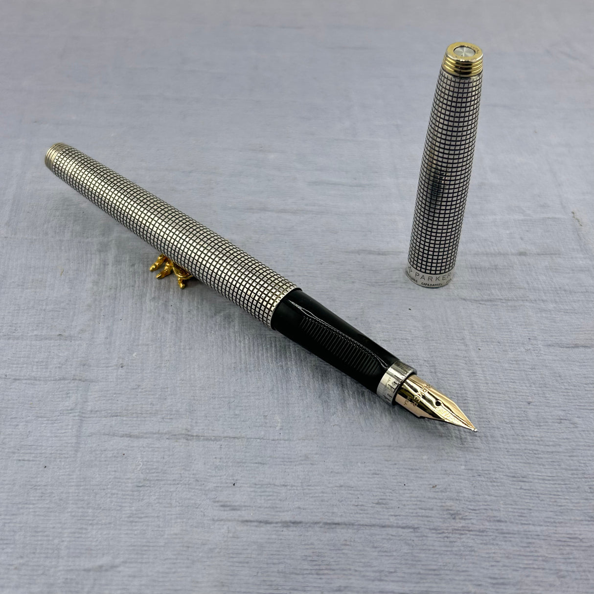 Parker 75 Cisele full sterling silver circa 1969 - Fountain Pen