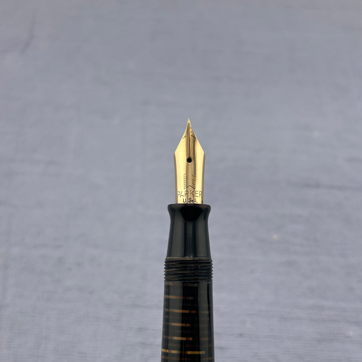 Parker Vacumatic Standard, Brown , Split Arrow Diamond clip - Fountain Pen