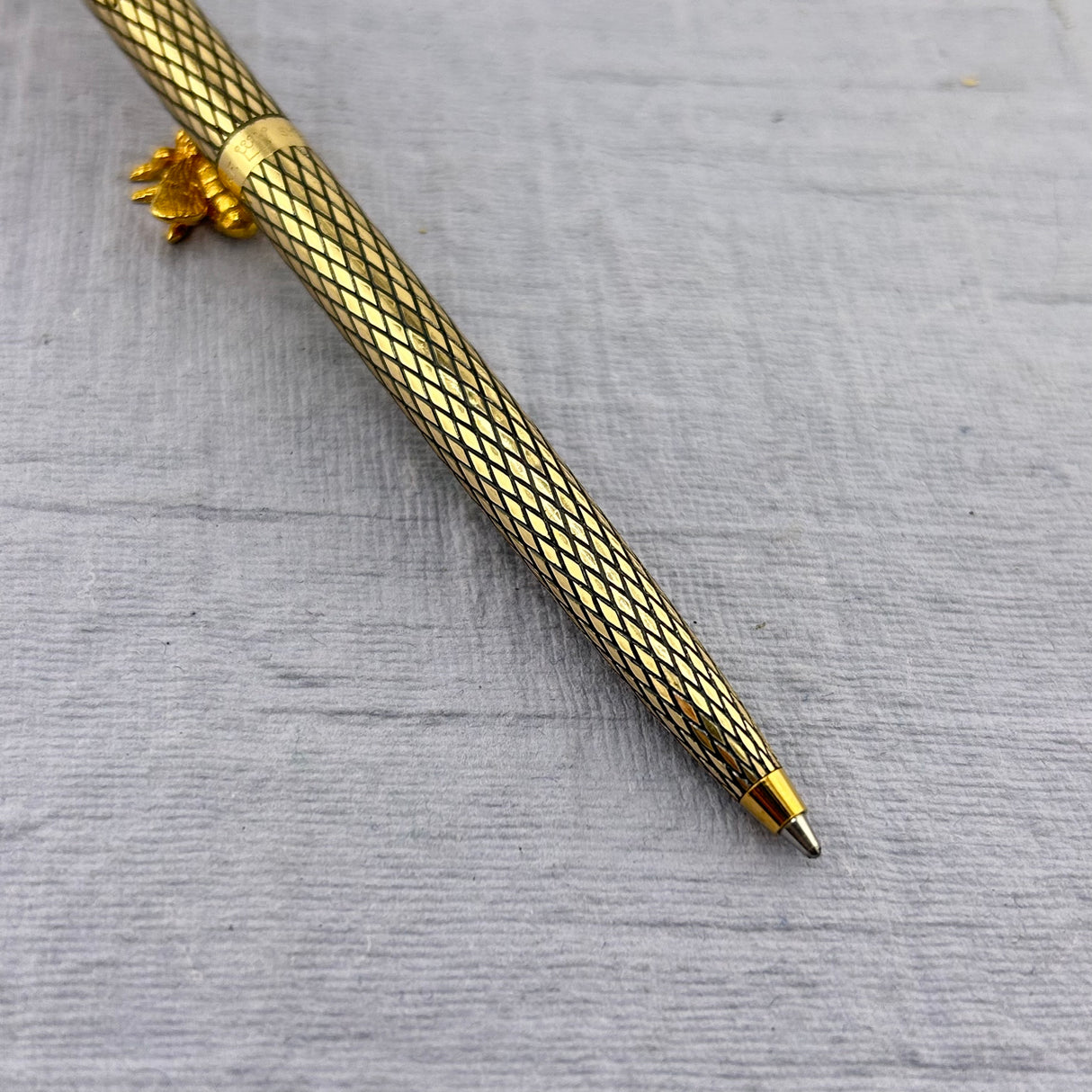 Sheaffer Diamond Sovereign (real diamond on clip) Imperial Set 14K gold filled - New old stock - Fountain Pen and Ball Pen