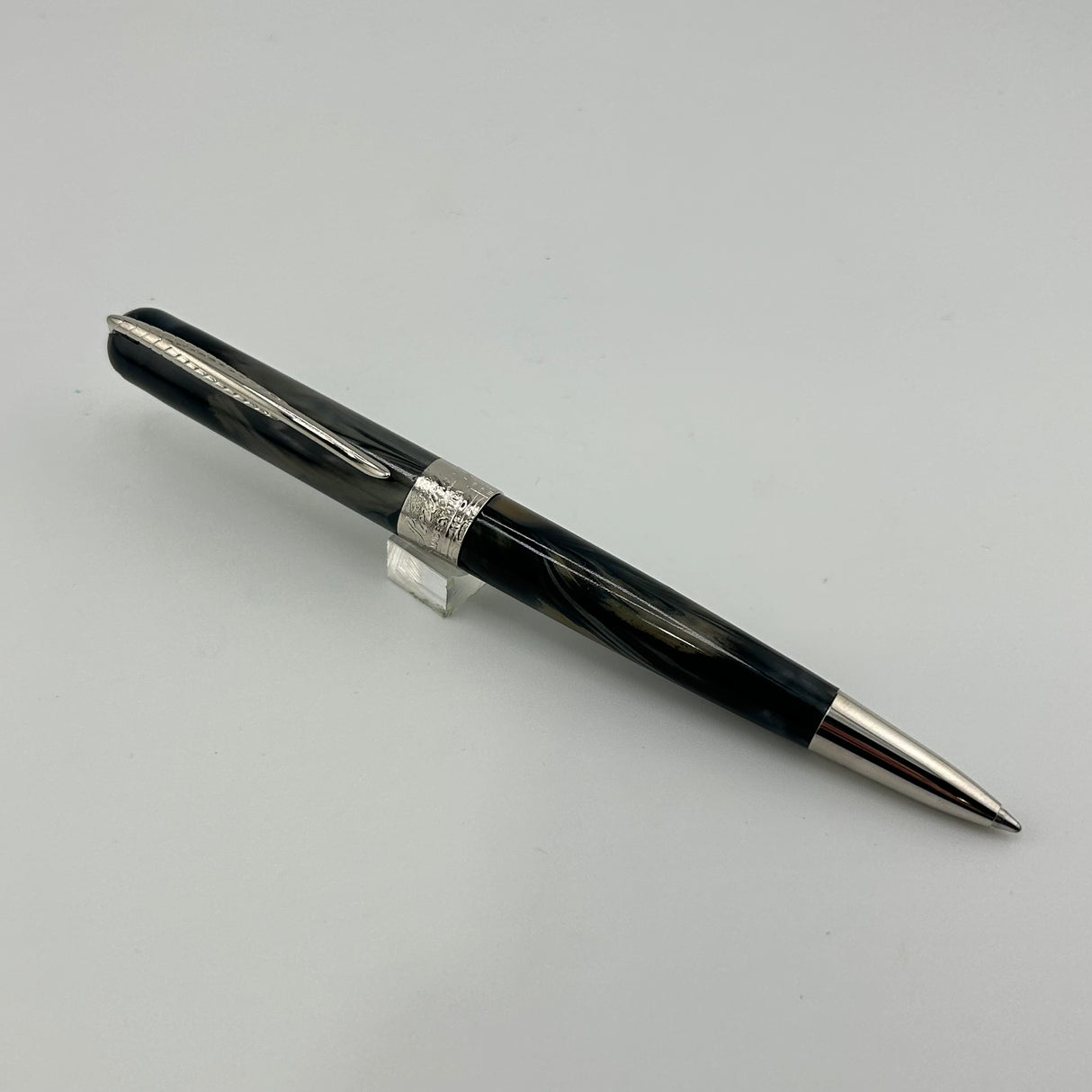 Pineider Avatar UR black /grey Marble - Ballpoint Pen
