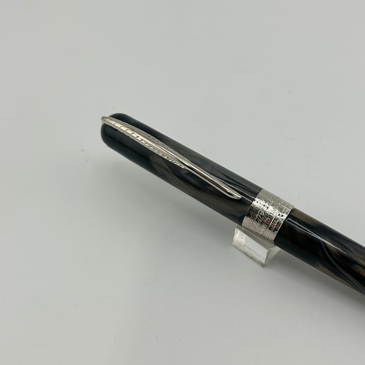 Pineider Avatar UR black /grey Marble - Ballpoint Pen