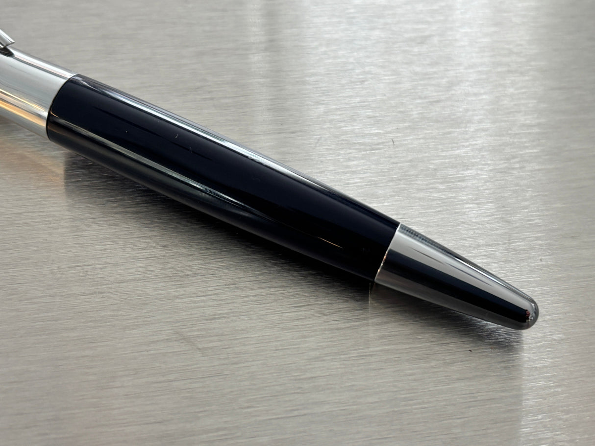 Rotring Data Initial Navy Blue / Chorme cap  - Roller Ball