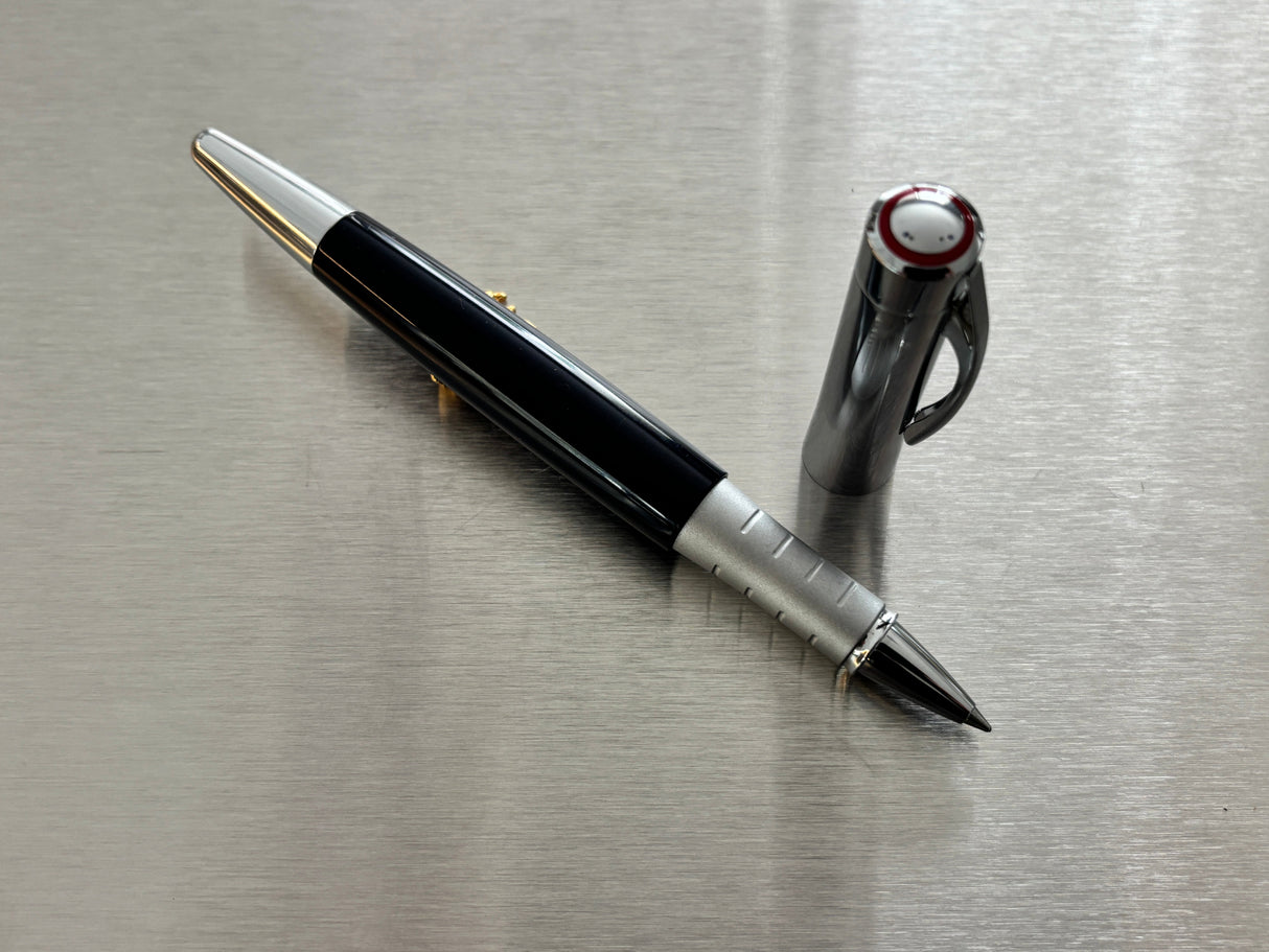Rotring Data Initial Navy Blue / Chorme cap  - Roller Ball