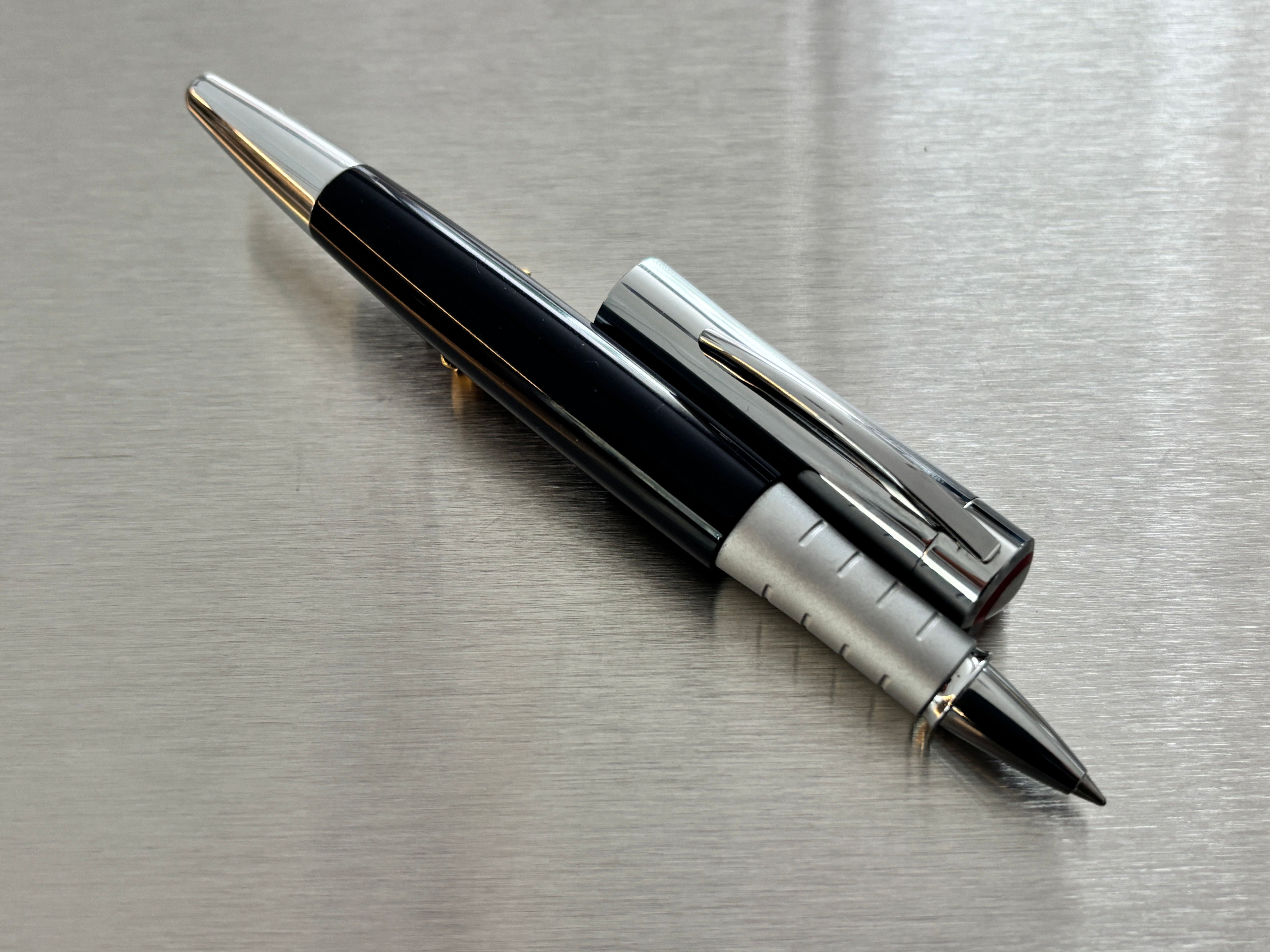 Rotring Data Initial Navy Blue / Chorme cap  - Roller Ball