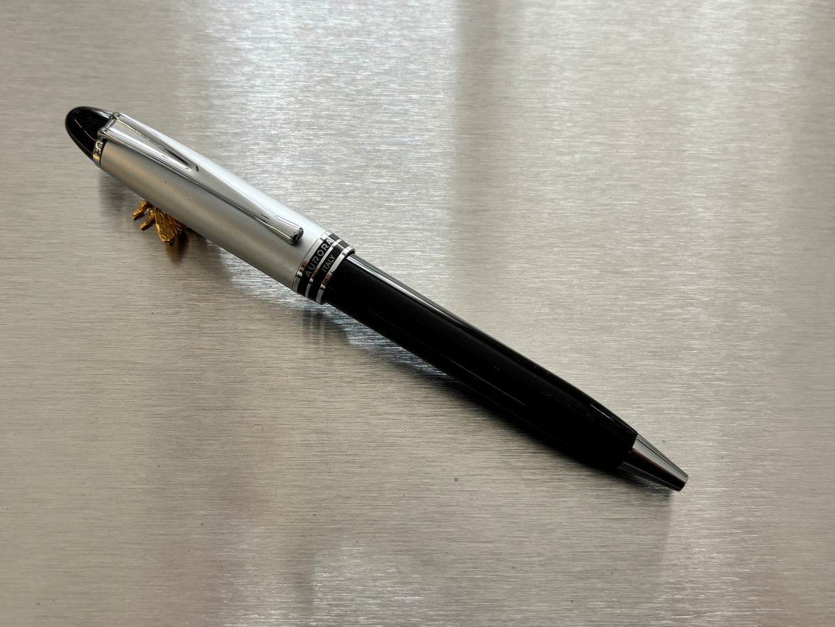 Aurora Ipsilon Black silver matte Cap - Ball Pen