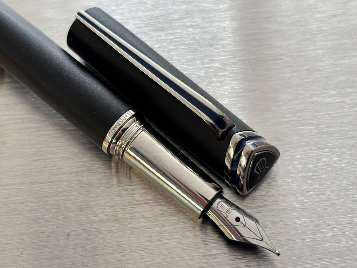 Triangular Black Pen - No name on it - Nice design - Fountain Pen