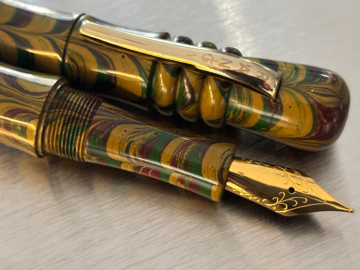 Ranga Ebonite Bamboo Brown Ripple - Fountain Pen