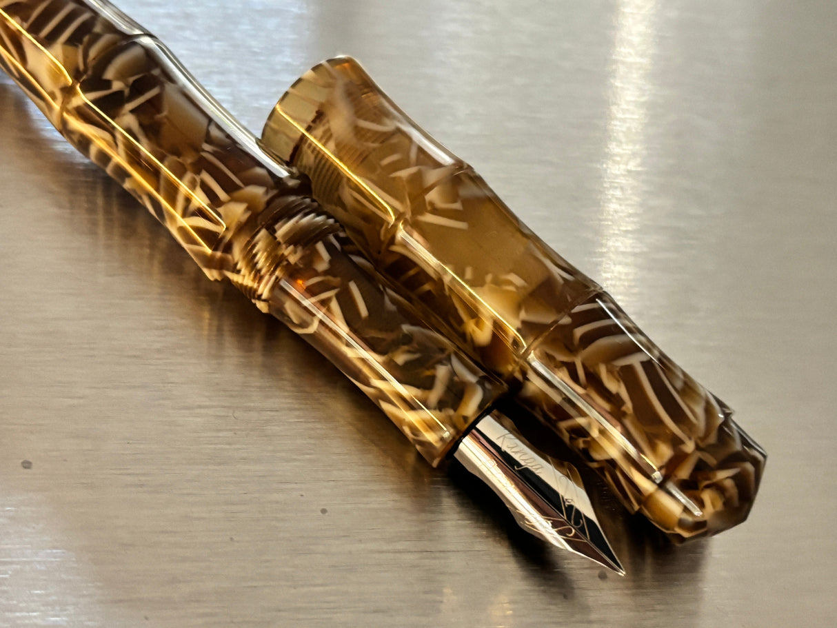 Ranga Bamboo Superb Color Flex nib - Fountain Pen
